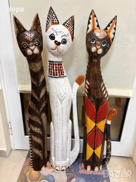 Котки от дърво 60,80,100см , снимка 1