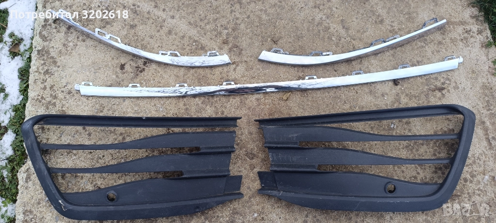 Решетки и хром лайсни за Голф 8, снимка 1