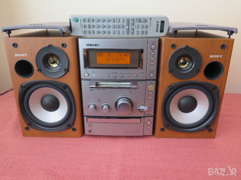 Sony CMT-CP505MD,с мини диск MDLP, снимка 1