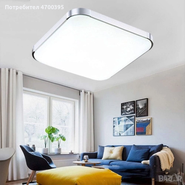 LED таванна лампа 60W – мощно осветление с модерен дизайн, снимка 1
