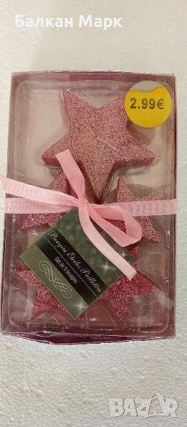 ✨ Френски Коледни свещи – комплект звезди ✨, снимка 1