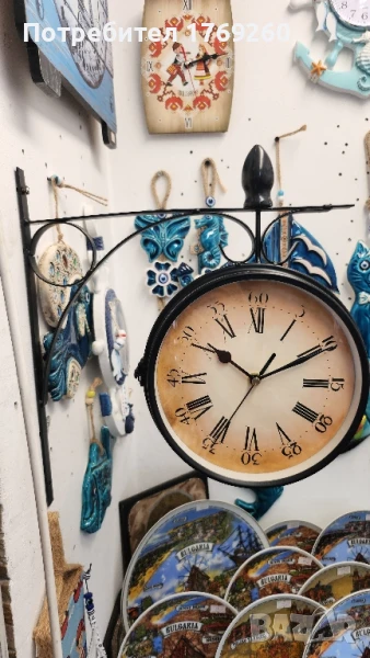 Продавам метален гаров часовник!, снимка 1