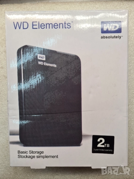 2TB WD Western Digital НОВ, снимка 1