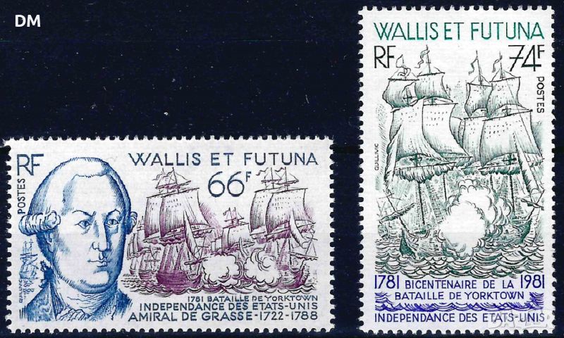 Уолис и Футуна 1981 - кораби Де Грейс MNH, снимка 1