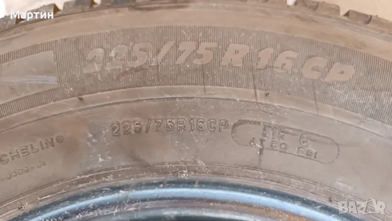 MICHELIN AGILIS CAMPING 225/75 R16 118R CP Кемперски гуми, снимка 1