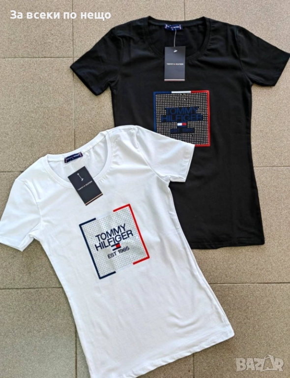 Black Weekend💯✅🖤Tommy Hilfiger Дамска Тениска Код A1214, снимка 1