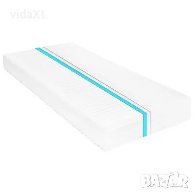 vidaXL Матрак, 90x200 см, 7 зони, PU пяна, 16 см, H2, H3(SKU:282797, снимка 1