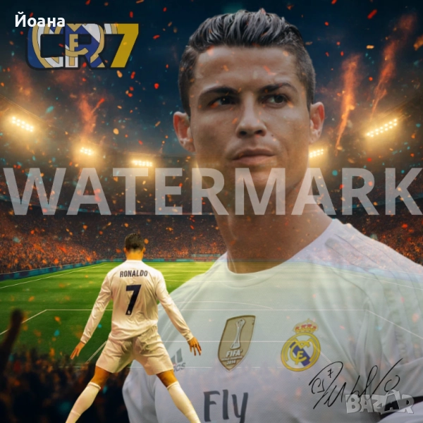 Пвц пано 5мм дебелина с Роналдо, снимка 1