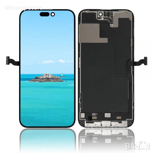 HQ OLED Съвместим LCD Дисплей за iPhone 14 Plus 6.7 + Тъч скрийн / Черен / Баркод : 483560, снимка 1