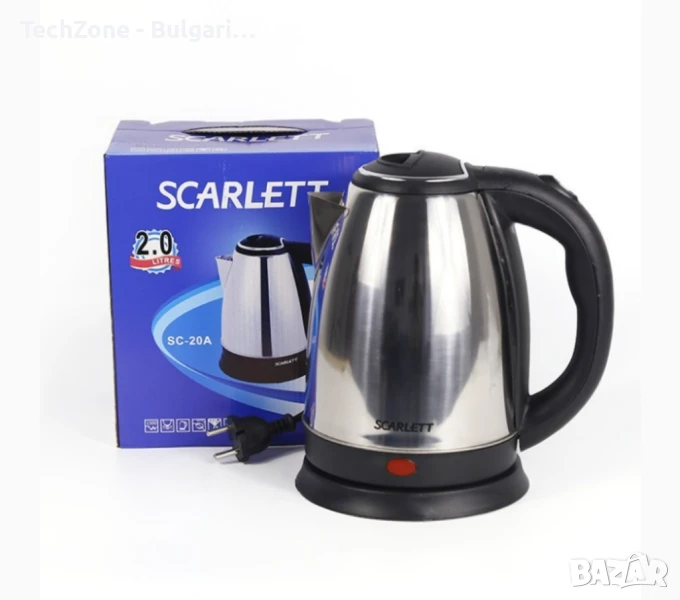 Електрическа кана, модел SCARLETT, 1500W, капацитет 2L, снимка 1