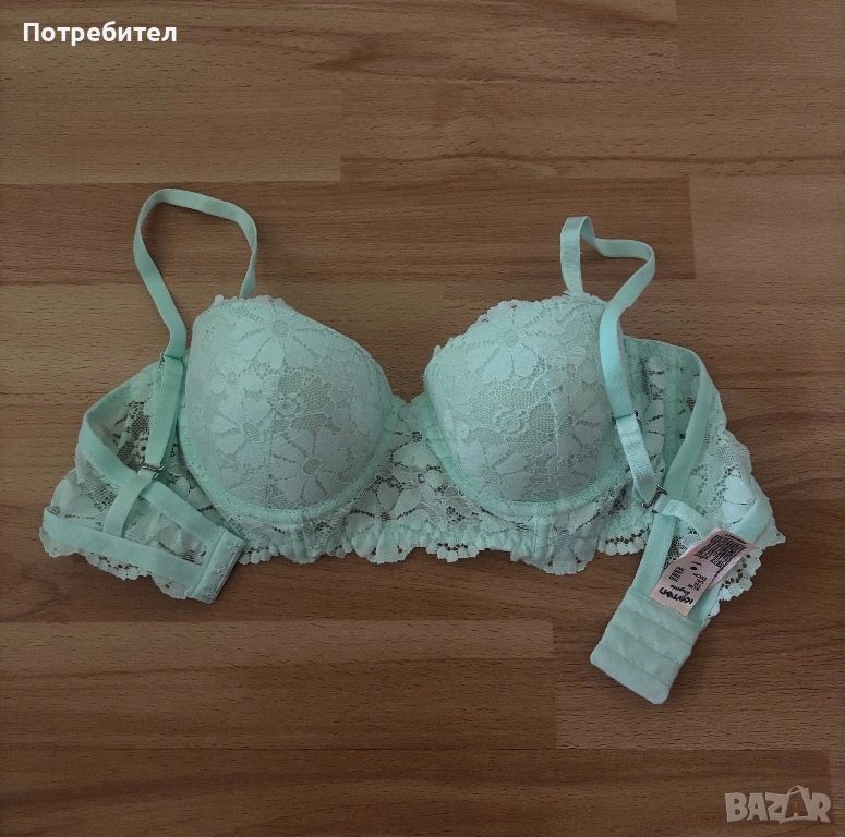 Сутиен цвят мента , 75 B, снимка 1