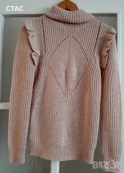 Нова ,мека блуза,с поло яка и ефектна ,еластична ,черна блуза, снимка 1