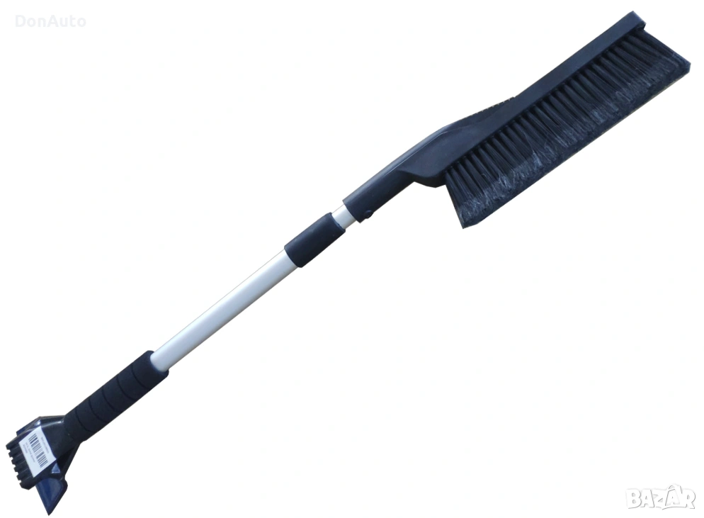 Телескопична стъргалка с четка за лед и сняг, снимка 1