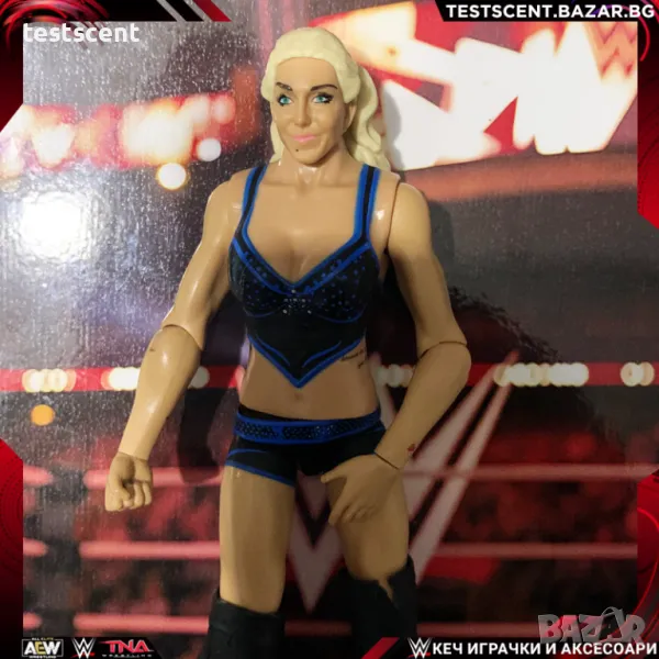 Екшън фигура WWE Charlotte Flair Шарлот Флеър Mattel Elite action figure играчка, снимка 1