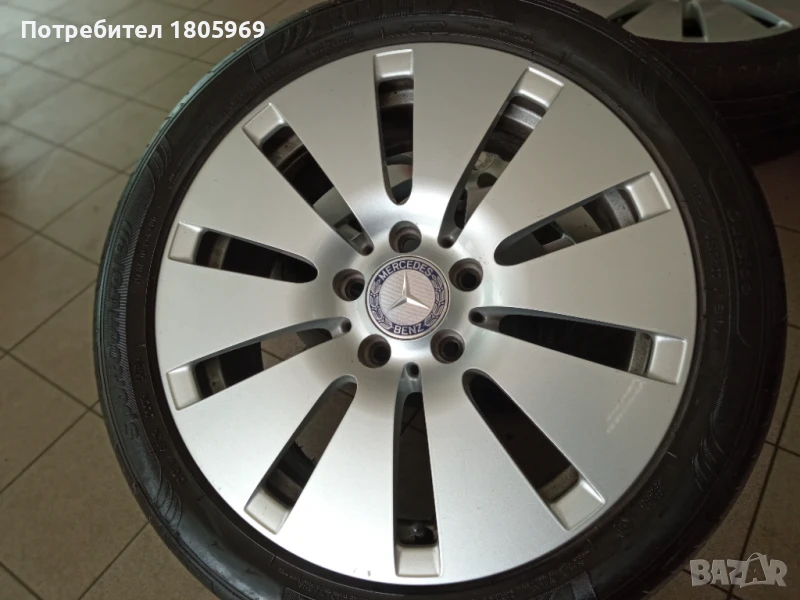 4бр. ал. джанти Mercedes C (оригинални) 5x112 , 7x 17 , ET48,5, снимка 1