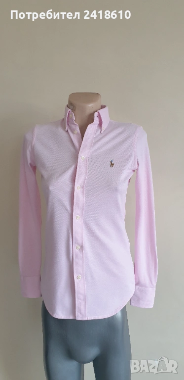 POLO Ralph Lauren Oxford Knit Pique Cotton Womens Size XS НОВО ! ОРИГИНАЛ! Дамска Риза!, снимка 1