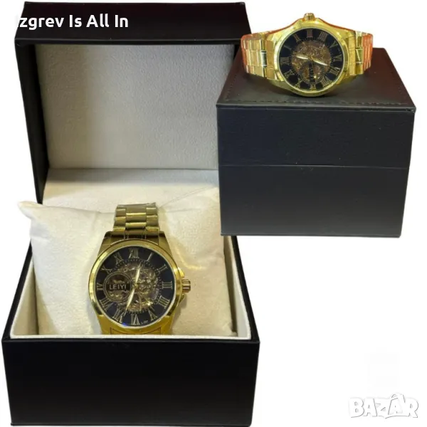 Елегантно луксозен мъжки часовник LEIYI, снимка 1