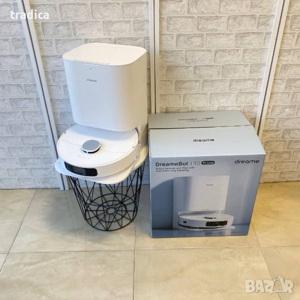 Прахосмукачка робот Dreame L10 Prime с Mop Self-Clean + Drying 4000Pa, снимка 1