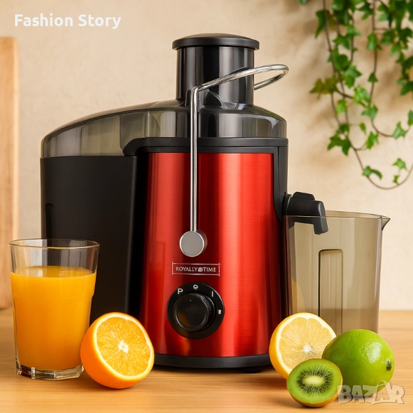 Сокоизстисквачка Royalty Line PJ-19001, 700W, 2 скорости+Pulse, 0.450 ml, Система против капене, снимка 1
