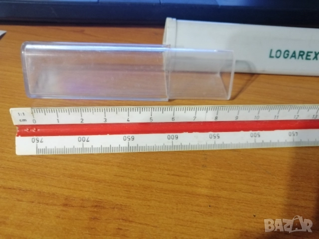 Триъгълна машабна линия LOGAREX 21601, снимка 2 - Ученически пособия, канцеларски материали - 51971550