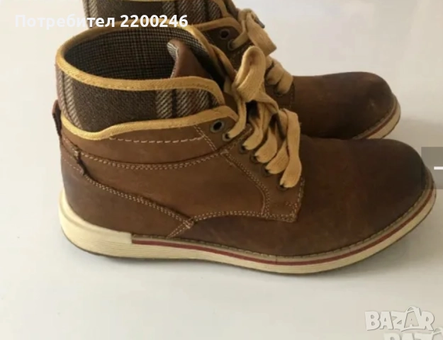 Мъжки боти естествена кожа, снимка 2 - Мъжки боти - 51810542