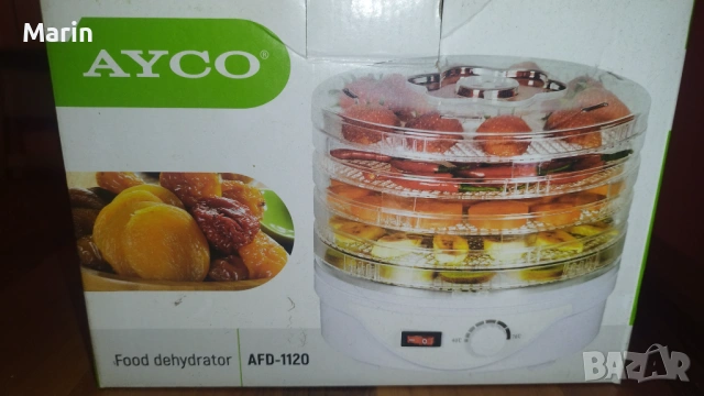 Уред за сушене на плодове AYGO, снимка 6 - Други стоки за дома - 53446498
