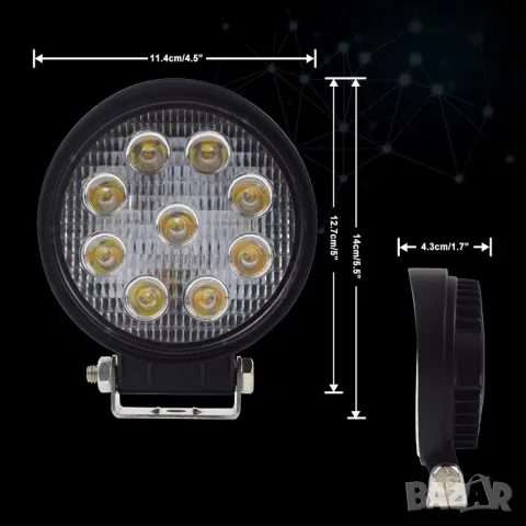 LED халоген 15W, снимка 2 - Аксесоари и консумативи - 48779497