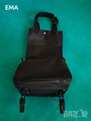 Чанта удобна сгъваема с две колелца - НОВА/ за багаж, за пазар, снимка 7 - Сакове - 50053114