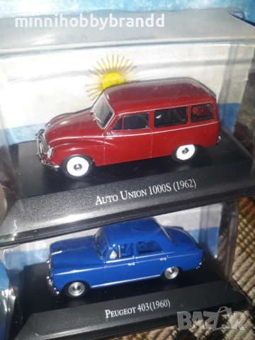 Ford Mini Renault  Toyota Opel Nsu Seat Fiat Ika Nissan Volkswagen Shelby Oldsmobil Chrysler  1.43 , снимка 11 - Колекции - 52259007