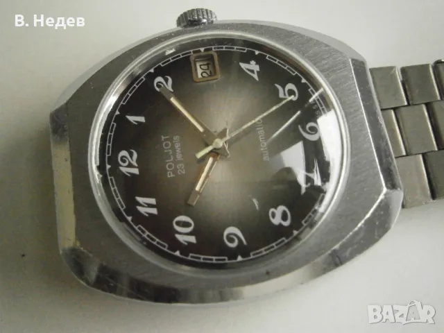 POLJOT automatic, 23 jewels, made in USSR, case 37mm, TOP!, снимка 3 - Мъжки - 41765540