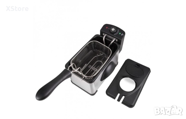 Фритюрник Voltz OV51980H, 2000W, 2л.. демонтиращ се съд, капак и бр. 1 филтър,, снимка 5 - Фритюрници - 52436656