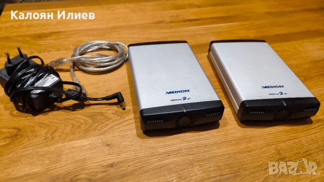 Два външни USB хард диска 2 х 250 GB, снимка 1