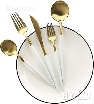  4 цвята Комплект 30 части за хранене, снимка 5 - Прибори за хранене, готвене и сервиране - 44865255