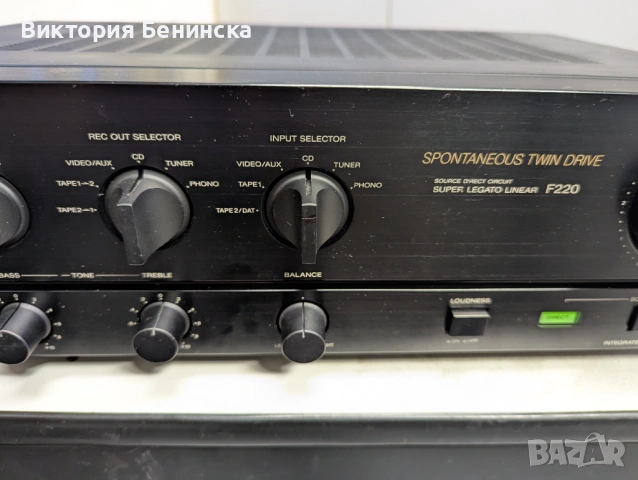 Sony TA F 220, снимка 2 - Ресийвъри, усилватели, смесителни пултове - 53918199