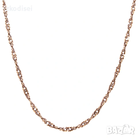 Златен синджир 6,82гр. 50,0см. 14кр. проба:585 модел:38008-5, снимка 2 - Колиета, медальони, синджири - 54074441