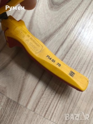 Клещи за заголване на кабели Wurth 714 01 70, снимка 5 - Клещи - 51865669