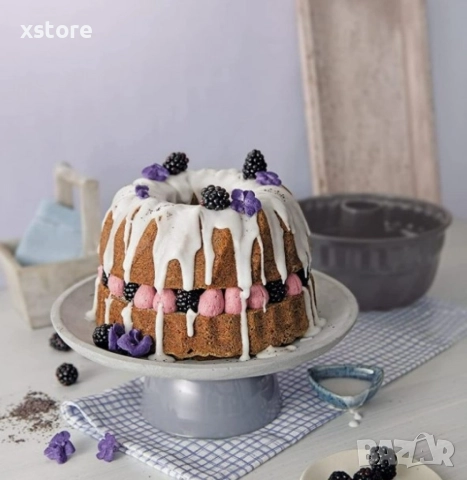 Форма за кекс с незалепващо покритие, 24см, снимка 4 - Съдове за готвене - 52712597