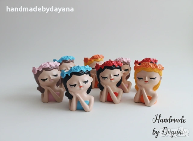 Кашпа - момиче , снимка 4 - Декорация - 53295718