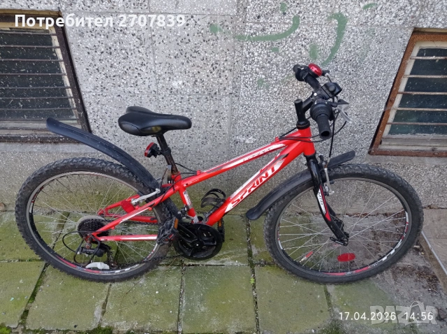 Детски велосипед Sprint 24", снимка 5 - Велосипеди - 54227629