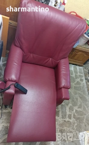 Кожен електрически фотьойл - 290 лв , снимка 9 - Столове - 50711345