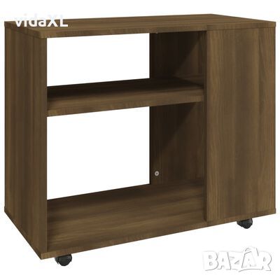 vidaXL Странична маса, кафяв дъб, 70x35x55 см, инженерно дърво(SKU:815107, снимка 1 - Маси - 46173137