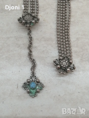 Дамски винтидж сет с тюркоаз , снимка 13 - Антикварни и старинни предмети - 53643867