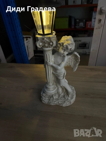 Соларна лампа ангел - елегантна декорация за всеки двор, снимка 4 - Външни лампи - 53872061