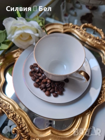 Комплект за кафе/чай Alka-Kunst Alboth & Kaiser, снимка 4 - Чаши - 51733152