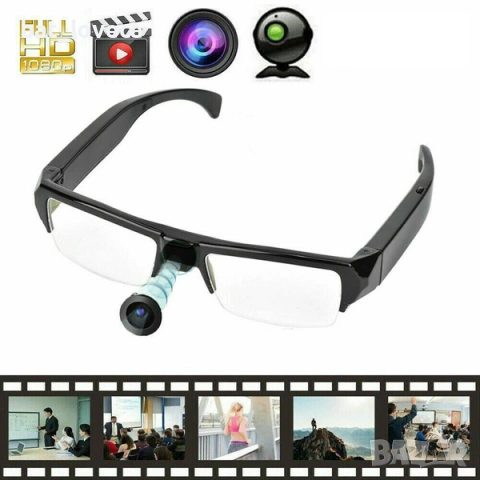 Очила със скрита камера Full HD 1080p / без диоптър /, снимка 6 - Камери - 53687676