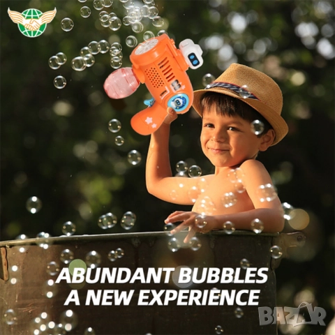 Пистолет за балончета с робот – Забавление с музика, светлини и пяна, снимка 3 - Други - 52040649