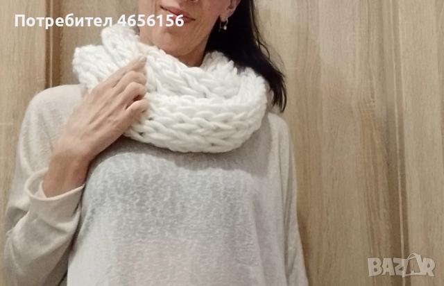 Шалове снуд или шал-яка + подарък+ доставка 28 лв, снимка 11 - Шалове - 52561093