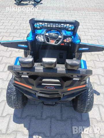 F1 Двуместен акумулаторен джип DUST син, снимка 9 - Други - 53849267