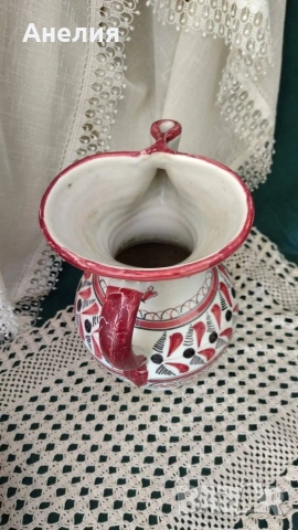 Кана или ваза ръчно рисувана , снимка 4 - Вази - 54297571