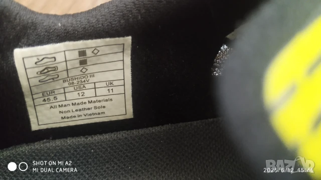 La Sportiva Bushido 3 Black/Yellow  45.5, снимка 14 - Маратонки - 50643865